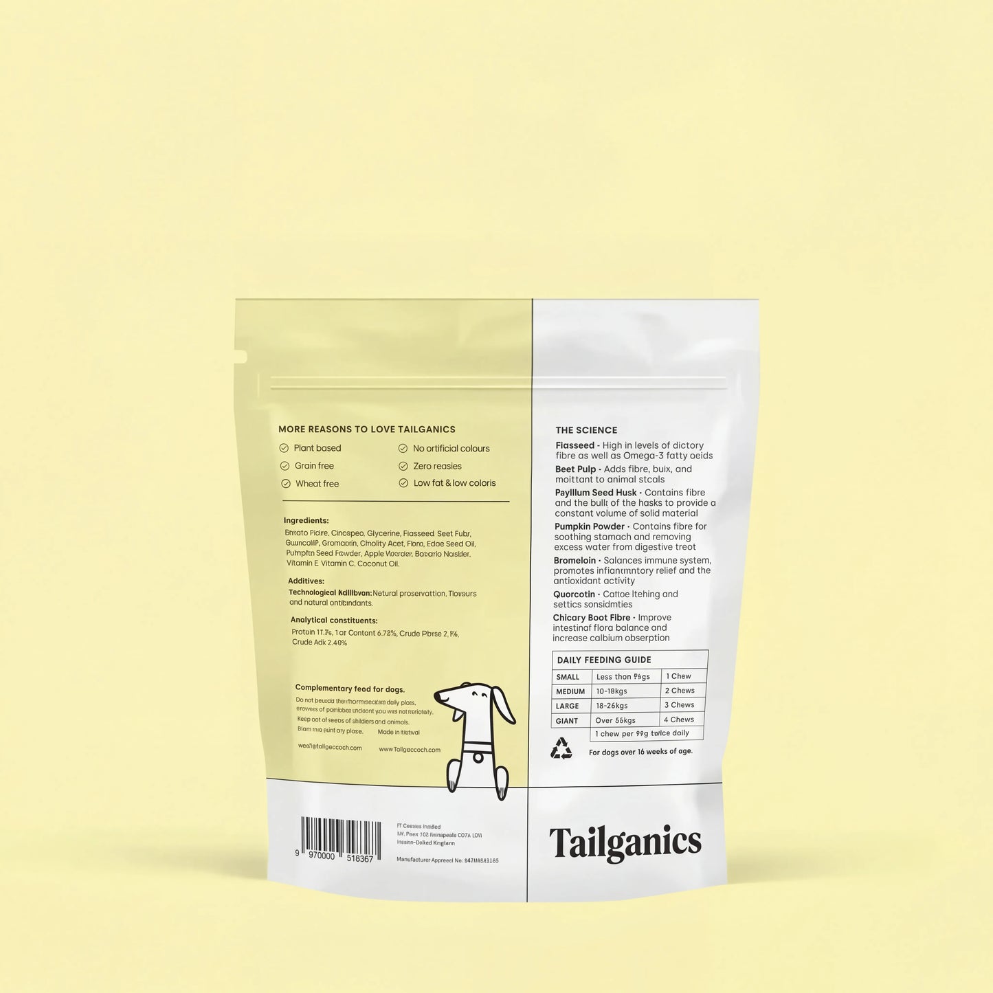 Tailganics™ Scooting & Odour Relief Chews